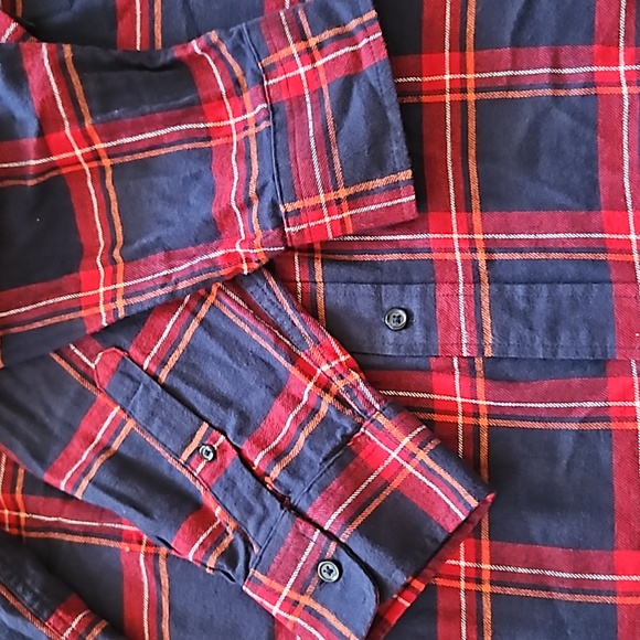 Chaps Men's Performance Long-Sleeve Flannel Button Down Shirt. Sz: 2XB - Picture 5 of 6